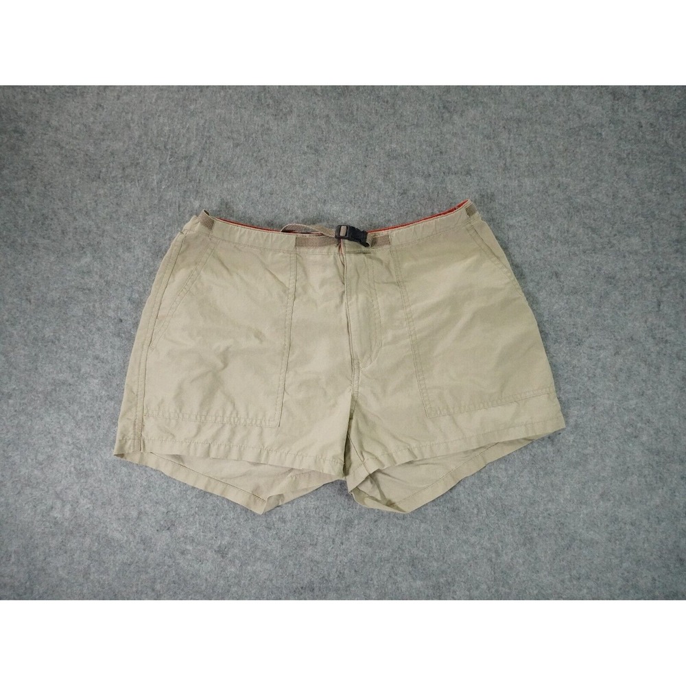 Vintage Abercrombie & Fitch Shorts Womens 6  Y2K Surplus 87  Beige Belted Hiking